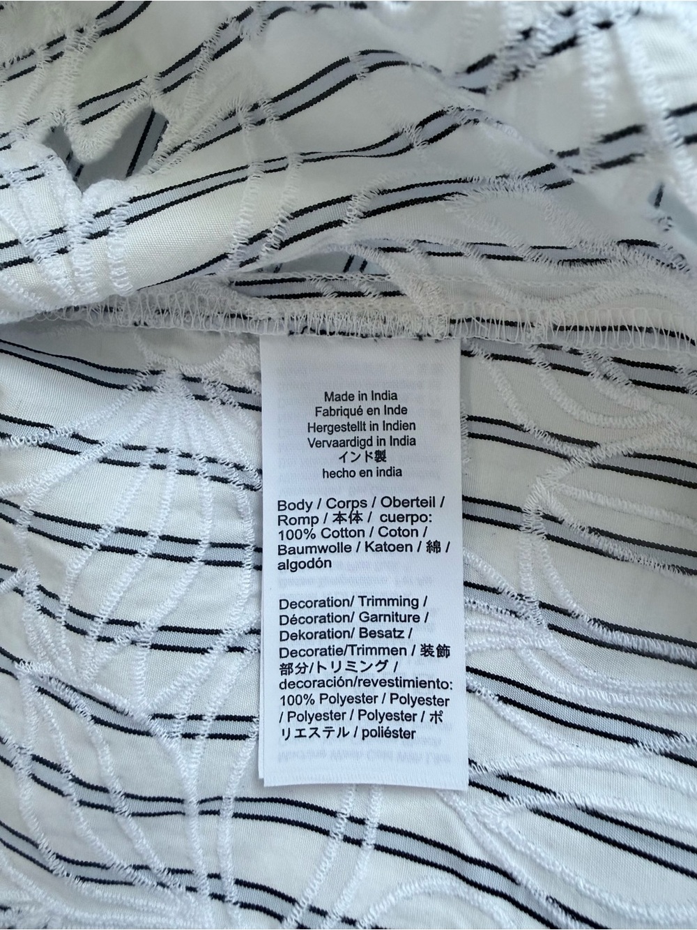 J. Crew Leighton White/Blue Striped Poplin Short Sleeve Midi Dress 6 NWT - Picture 7 of 7